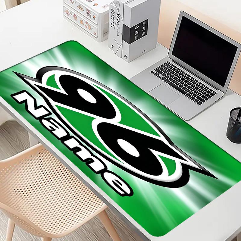 Custom Name Personalized Hannover 96 Football Pattern Mousepad, Laptop PC Desk Mat, Decorative Desk Mat for Home Keyboard Pad Gift