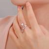Walking Cat Rings Women Stainless Steel Gold Open Adjustable Ring Cute Animal Jewelry Valentine Gift
