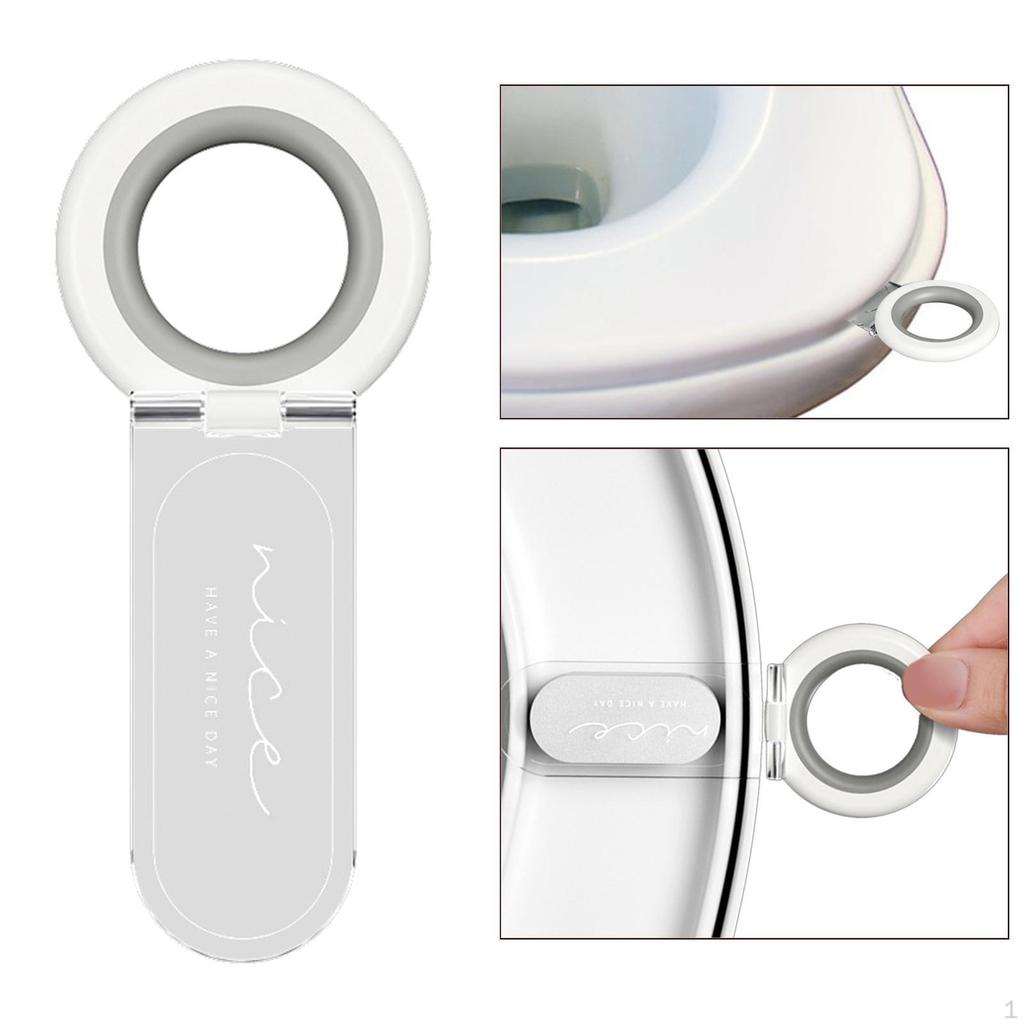 Toilet Seat Handle Lifter Prevent Contact Convenient Sturdy Avoid Touching Closestool Cover