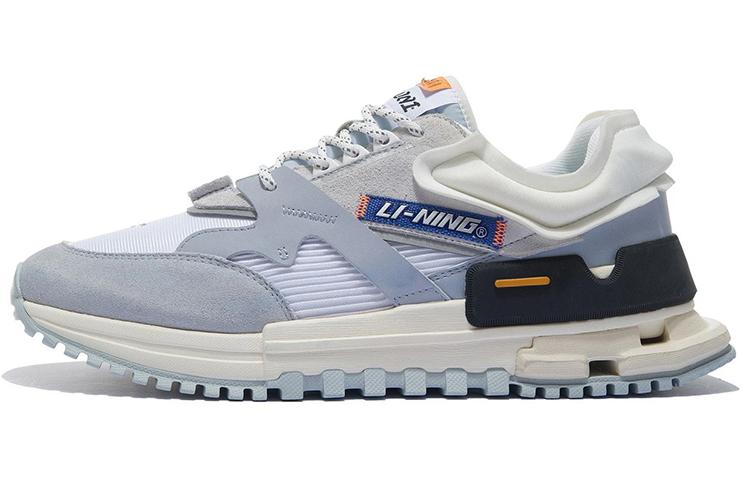 Li Ning 001 Текстиль с технологией Ingenuity, Синтетическая кожа Модные Амортизация Нескользящая Износостойкая Низкие AZGS007-1 43
