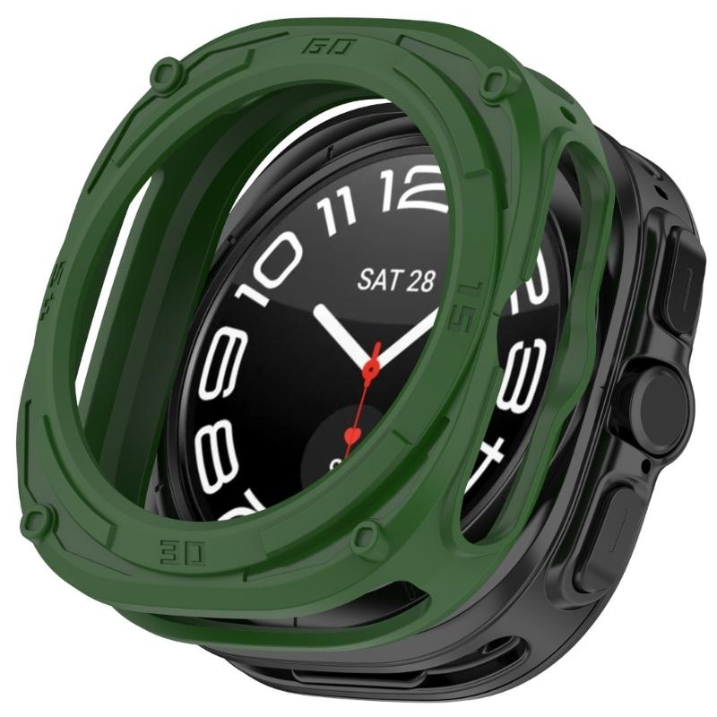 Protector Cover Half Coverage Shell for Watch Ultra 47mm Scratchproof Shell Bumper Frame Case Housing Easy Installation