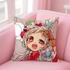 anime fantasy JJibaku SShounen HHanako Cushion Cover Pillow Case Soft Friendly Fabric  Concealed Zipper