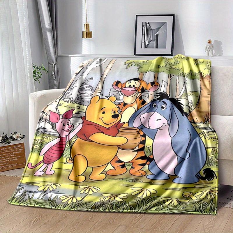 1pc. Cute Winnie The Pooh And Friends Cartoon Blanket, Soft Throw Blanket For Room Decor, Gift Idea For Friends and Family, Home Decoration,