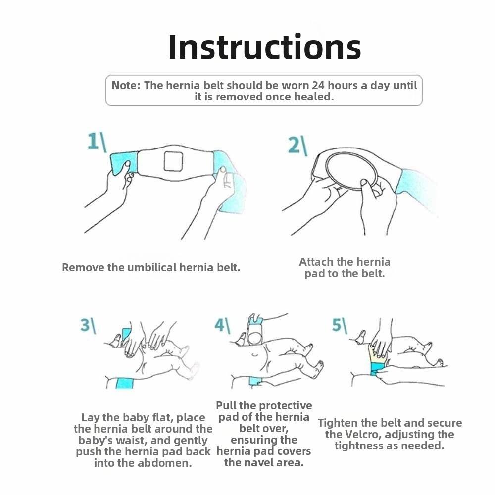 Adjustable Belt Umbilical Hernia Belt Soft Material Baby Belly Button Support Home Therapy