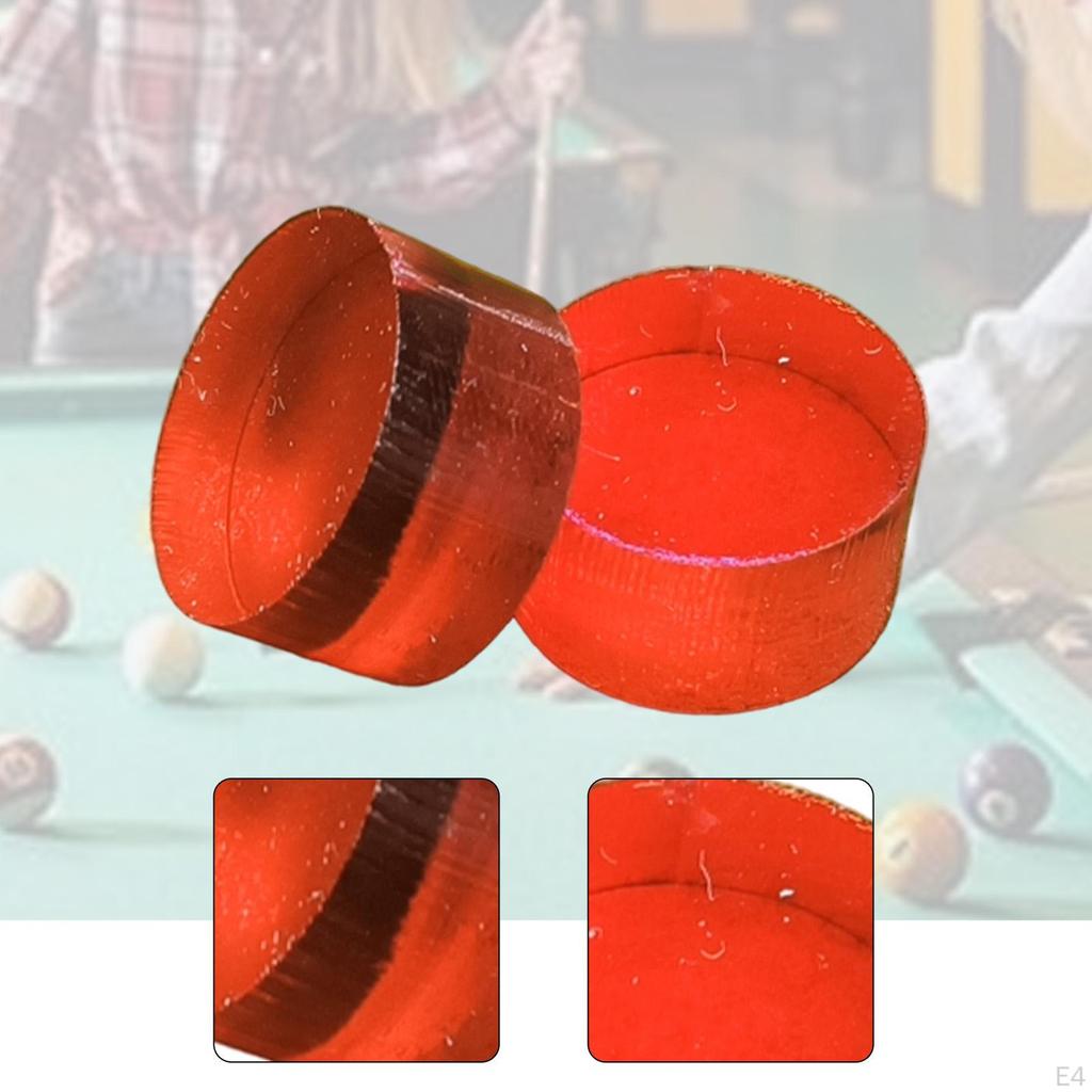 2 Pack 14.6mm Jump Pool Cue Tips Indoor