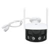 Dual Lens Camera HD 180 Degrees  View 4MP WIFI IP65 Waterproof 2 Way Intercom Motion Tracking Surveillance