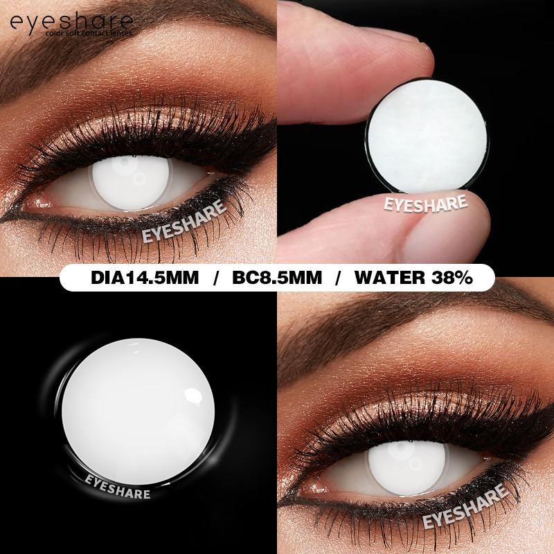 Eyeshare Lentes de contato coloridas para acessórios de anime de Halloween Lentes Cosplay Lentes de olho Anual 2 peças/par