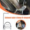 Rear Muffler Hanger Exhaust Clamp 25Inch 3Inch With Hook For Automobile Heavy Duty Exhaust System Installation Car Parts 1 Pcs