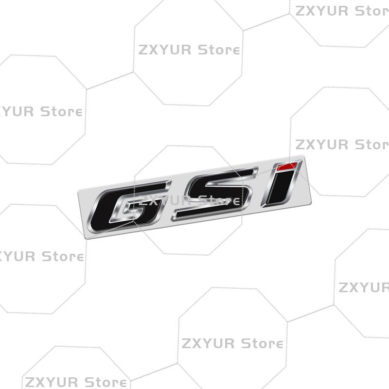 Metal GSI Emblem Car Sticker Letter Badge Decal Body Rear Trunk Decor For Opel Vauxhall Corsa Astra Insignia Meriva Adam Rocks