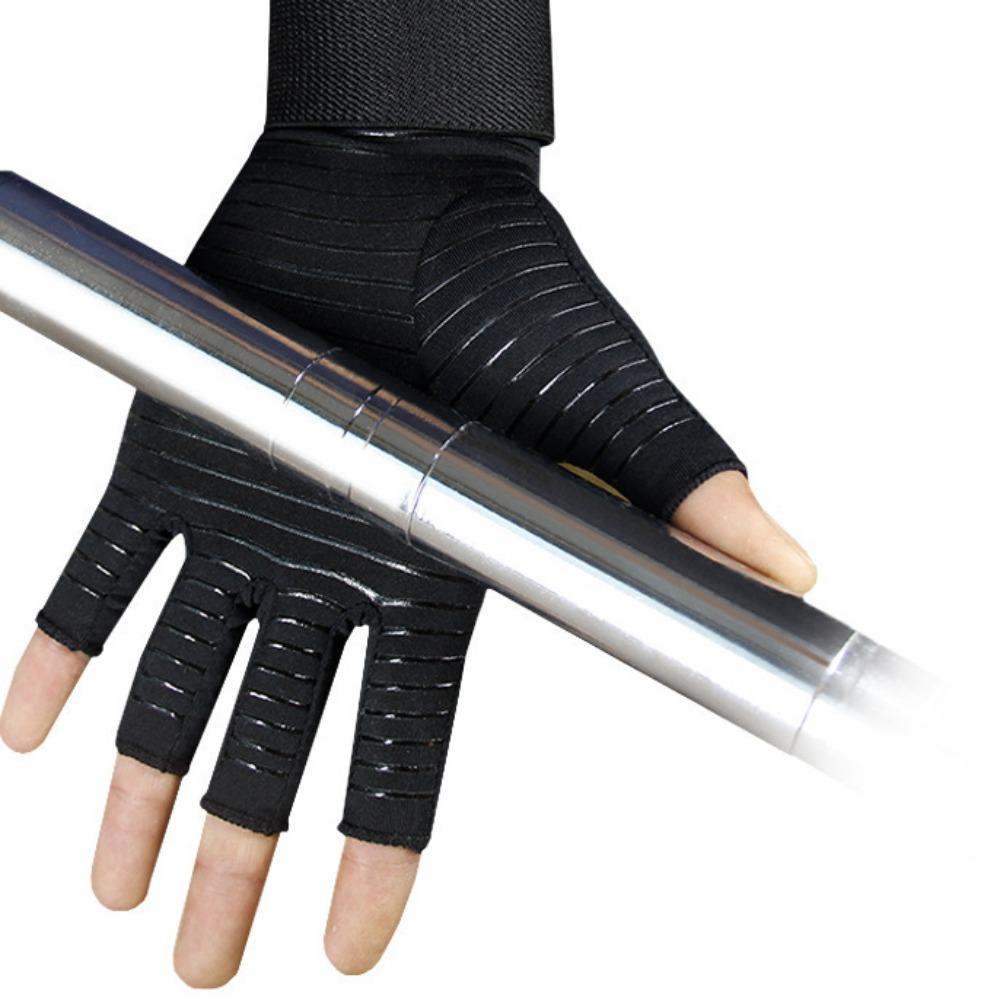 Breathable Silicone Non-slip Gloves Strappy Bike Gloves Sports Half-finger Gloves Cycling