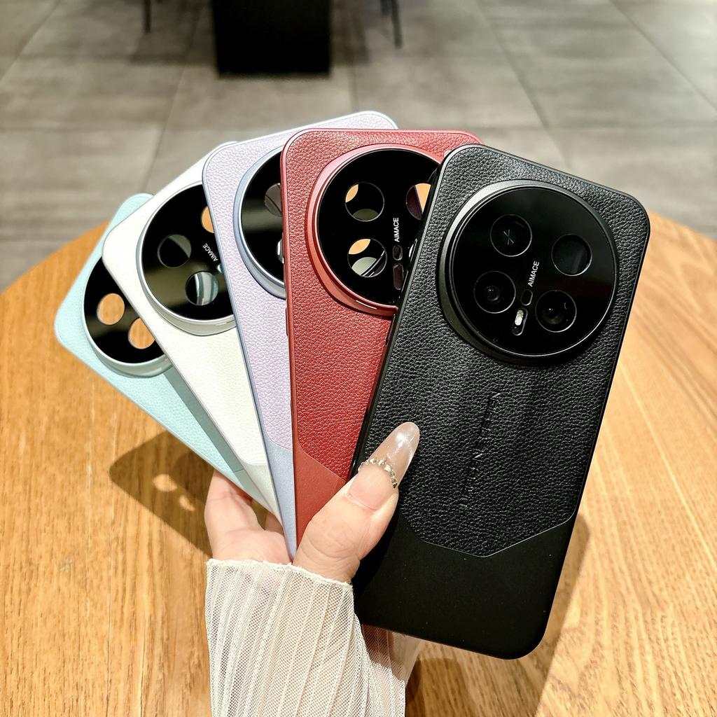 Applicable to Honor Magic8pro mobile phone case, which becomes an extraordinary master in seconds, Huawei Nova15 lychee leather pattern all-inclusive