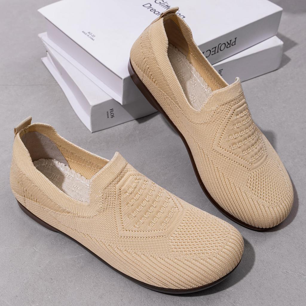 Women's Shoes Spring Breathable Lightweight Cloth Shoes Comfortable Soft Bottom Casual Mom Shoes Casual Soft Sole Non Slip Walking All Day Sneakers