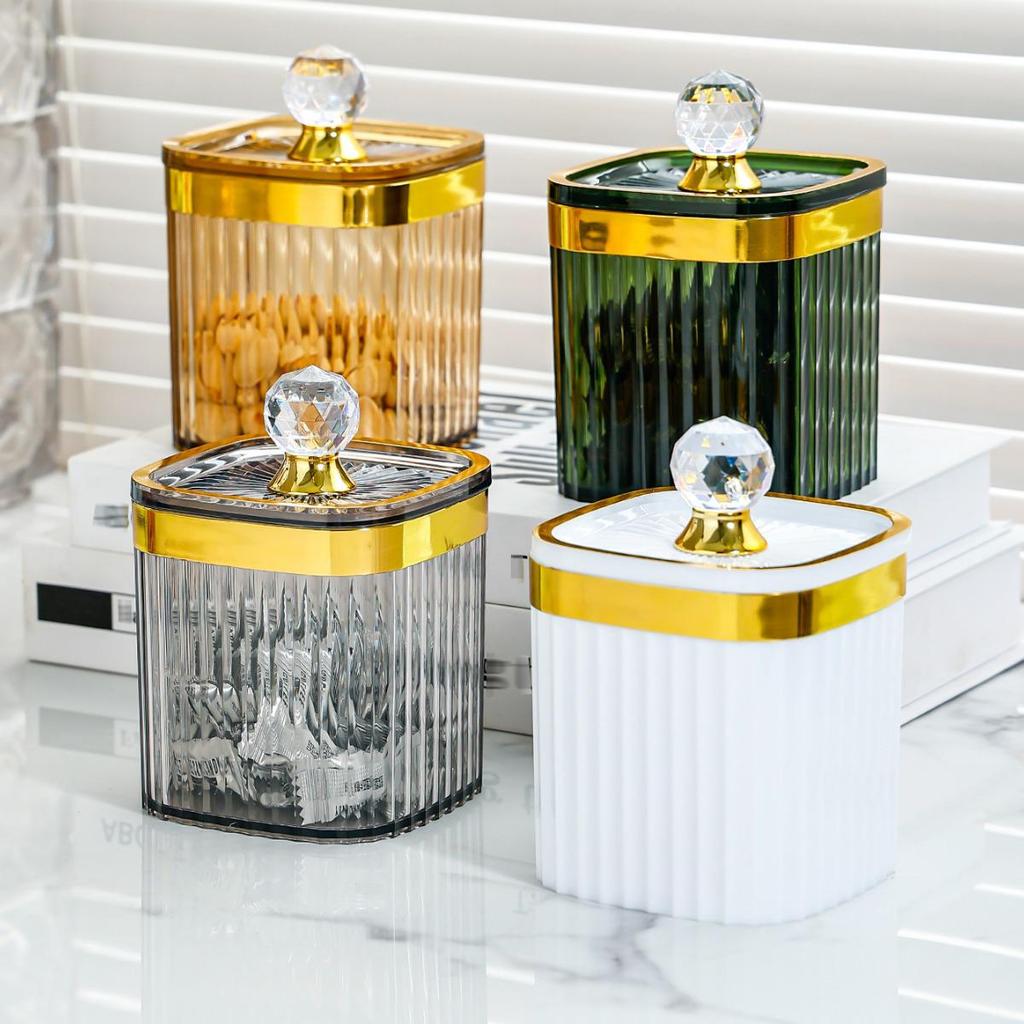 Diamond Handle Sealing Jar: Portable Press-Type Moisture-Proof Food Storage for Milk Powder, Rice, and Flour