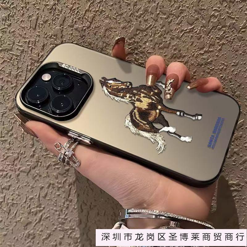 The New Pentium Horse Racing Is Suitable for Iphone17 Mobile Phone Case Apple 16promax/15 Personalized 14pro13 Tide Brand