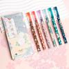 Kit 6pcs Sakura Liquid Gel Ink Pen Set 0.5mm Quick Drying Ink