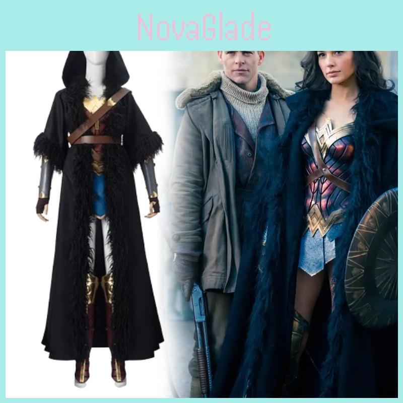 Wonder Woman Diana Prince Cosplay Cloak With Polyester Fabric For Costume Parties And Anime Events