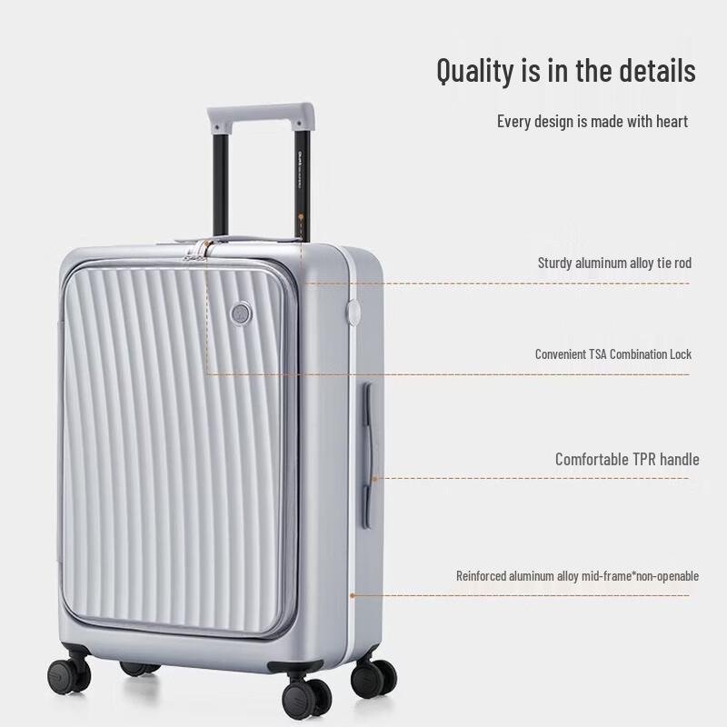 OIWAS 24-inch Side-Opening Hardshell Luggage