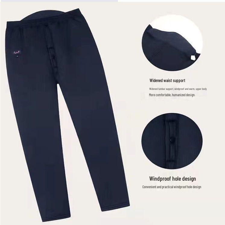 

Men s Winter Grandpa Style Plus Velvet Cotton Jacket & Pants Set 3XL (Recommended 130-145 lbs)
