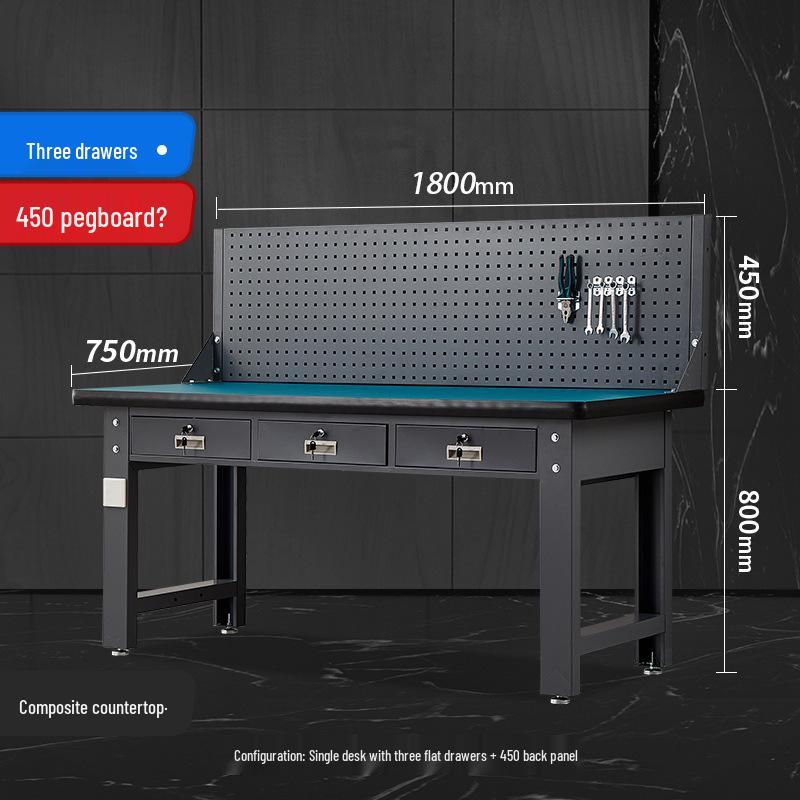 Heavy-Duty Stainless Steel Anti-Static Workbench for Laboratory and Workshop Use