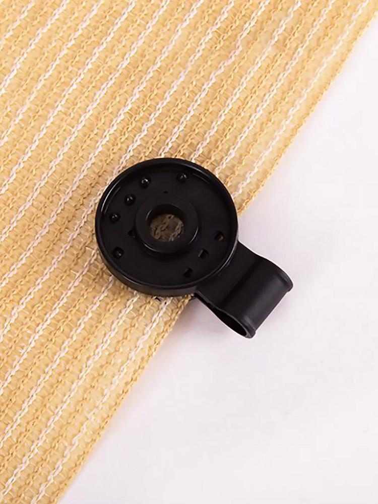 20PCS Shade Cloth Clips Plastic Sunscreen Net Clip for Outdoor Garden Patio Black