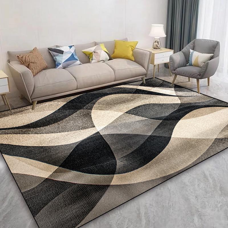 Nordic Style Abstract Rugs for Living Room Decoration Large Area Carpet Non-slip Bedroom Lounge Rugs Washable Coffee Tables Mat