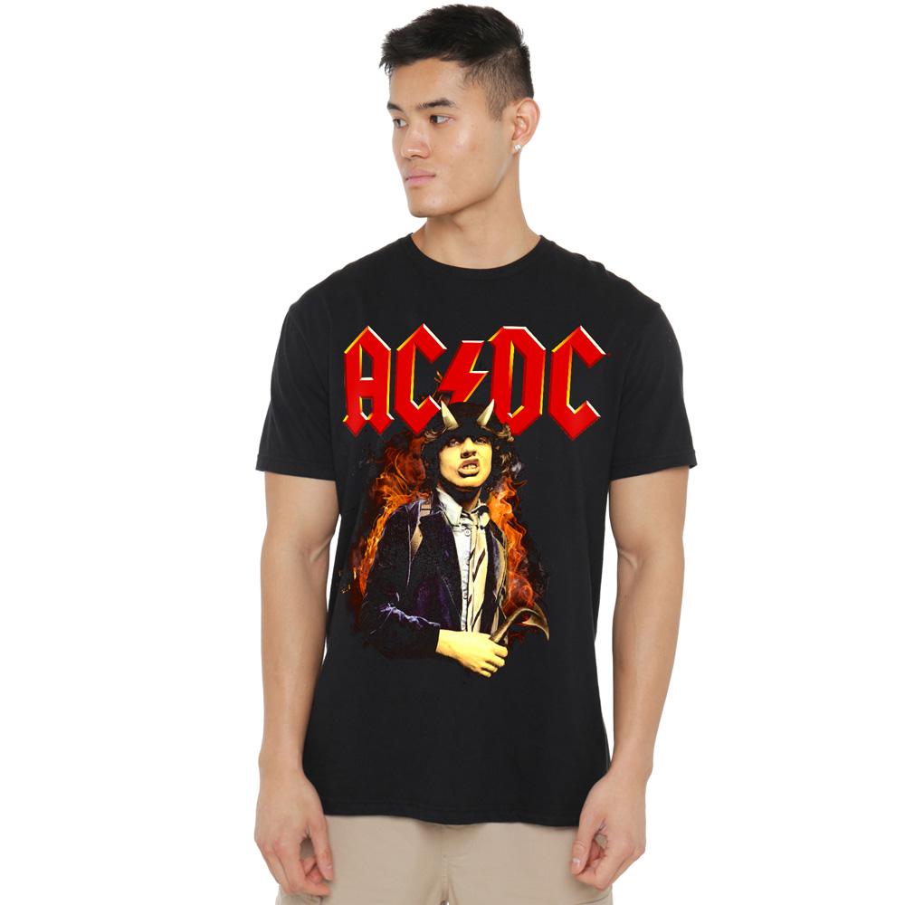 AC/DC Pánské tričko Fire and Horns