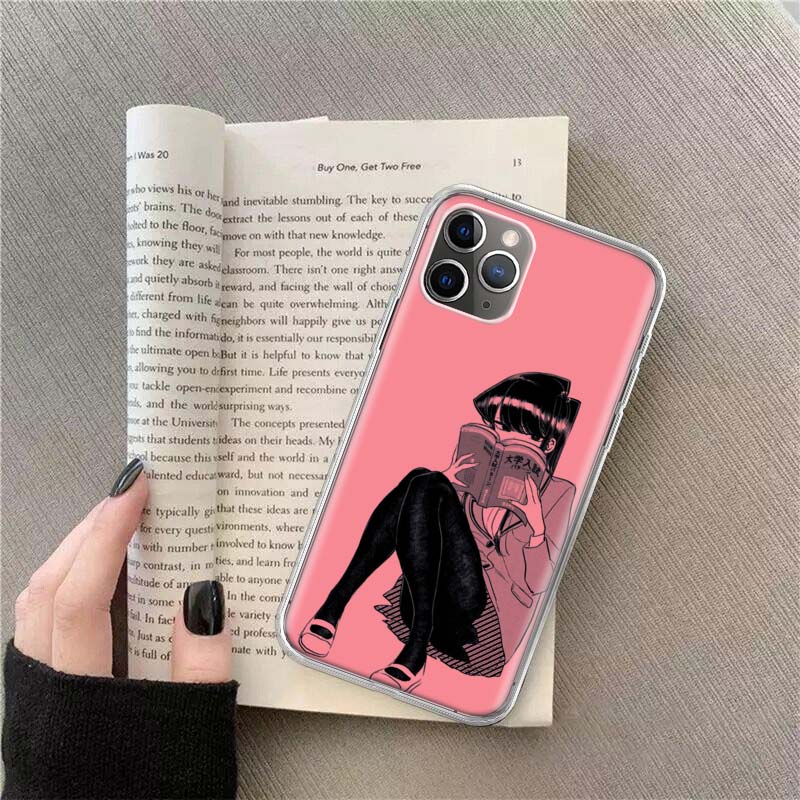 Anime Komi Shouko Cant Communicate Phone For Apple Iphone 12 13 Mini 15 Pro Max 11 Pro 14 Plus 16 Pro Max 16E Case Shell Cover