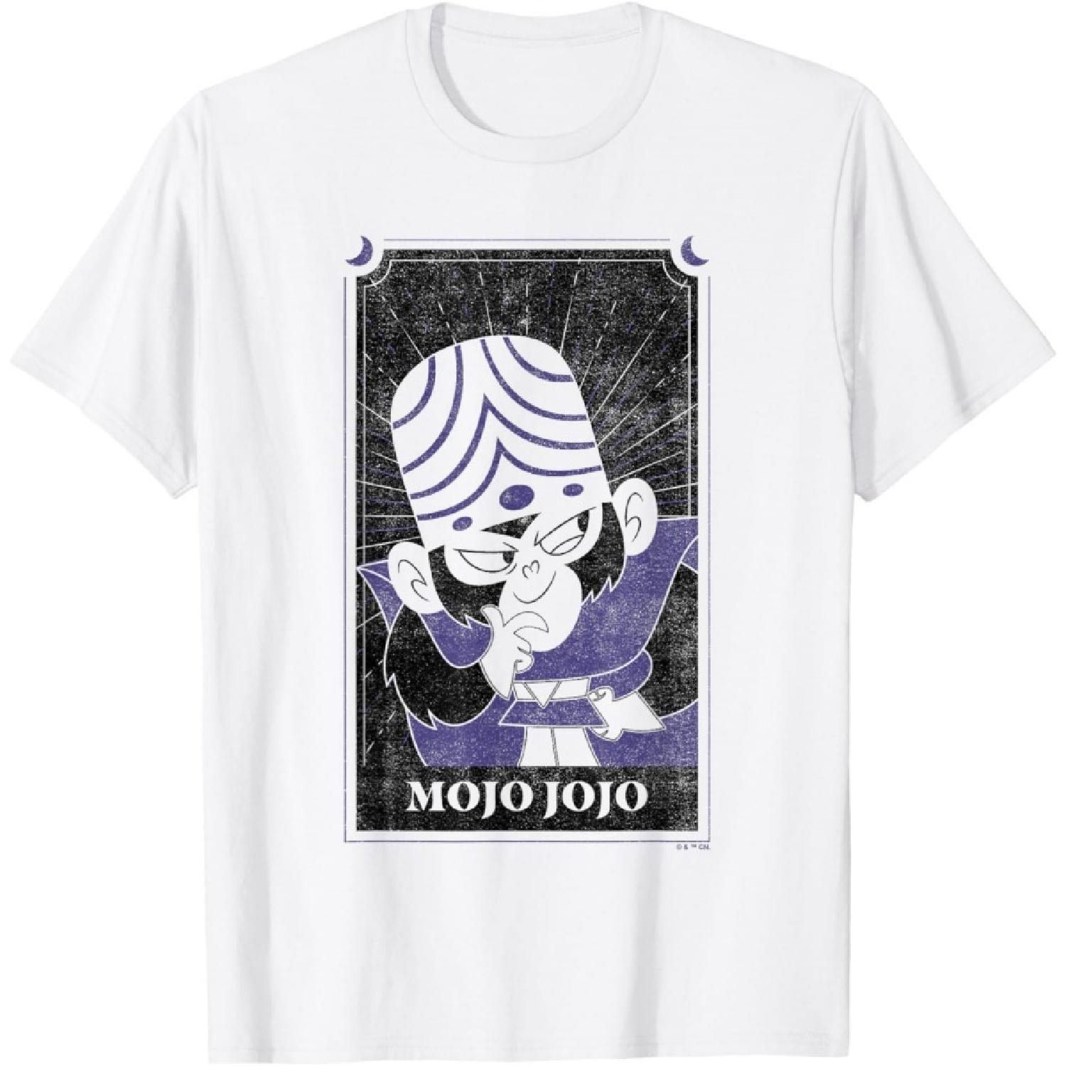 

Power Puff Girls Mojo Jojo Tarot Card Evil Portrait T-Shirt XXXXXL білий