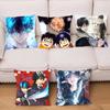 Blue Exorcist Anime Pillow Case Square Pillow Bedroom Sofa Leisure Comfort Cushion Car Living Room Home Decoration
