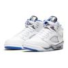 Air Jordan 5 Retro GS Stealth 2.0 Kids Sneakers White Black Hyper-Royal 440888-140