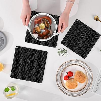 Silikon Induktionskochfeldmatte Schutz Antirutsch Küchenzubehör Ofenmatte Feuerfester Schutz Induktionsbackplattenunterlage