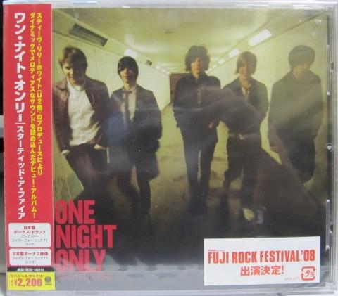 

CD ONE NIGHT ONLY - Started a Fire UICR1075PROMO Vertigo 2008 Japan Rock Used