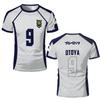 Blue Lock Otoya #9 Anime Fotbalový Dres, Krátký Rukáv Cosplay Sportovní Tričko Prodyšný Fotbalový Uniformní Kostým pro Fanoušky Anime