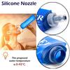 Outdoor Silicone Water Bottle150/250/500/750ml Foldable Portable Water Bottle Suitable for Running Hiking Cycling Mountaineering