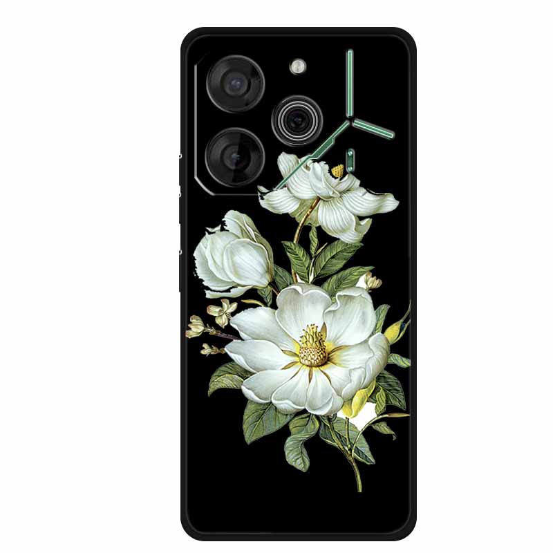 Black Silicone Case For Tecno Pova 6 Pro Phone Case Shockproof Soft Coque For Tecno Pova 6 Pro Back Cover Case Pova6 Pro Cartoon