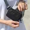 Traveler Wallet Daily Nylon Card Coin Purse - Black