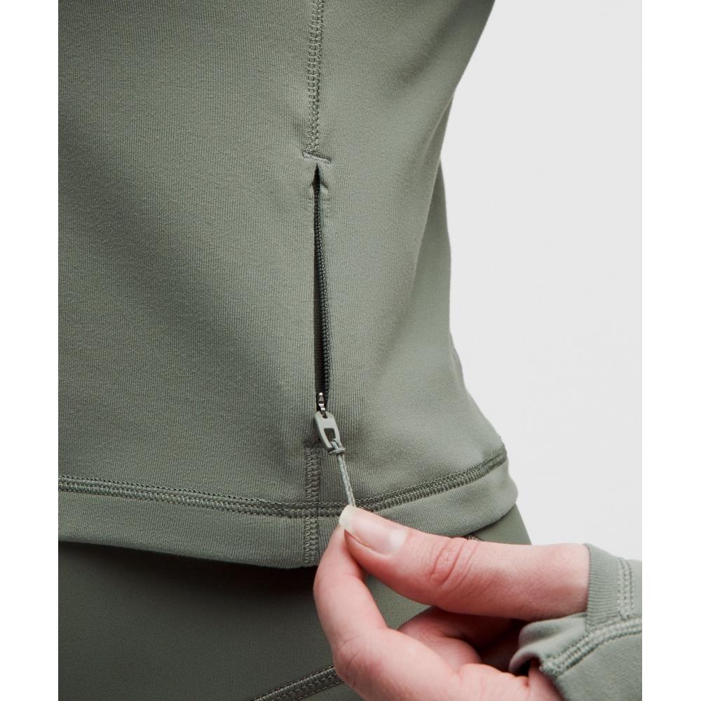 Lululemon It S Rulu Cropped Half Zip  Updated Willow Leaf