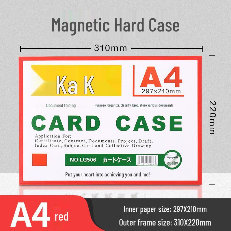 Kashi Magnetic Signboard: A-type Strong Magnetic Label for Shelves & Cabinets, with Buckle Feature