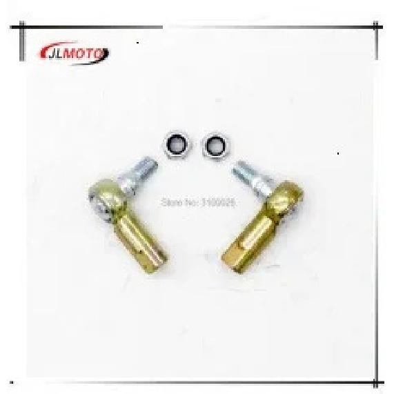 1 Paar M10-M10 Spurstangenkopf-Sätze Kugelgelenk-Schmiernippel Passend für China Elektrisches ATV 50cc 110cc 150cc 200cc 250cc 300cc Buggy