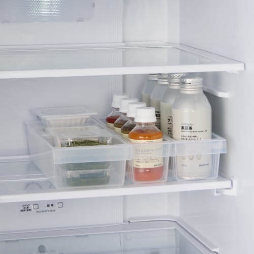 MUJI Refrigerator Organizing Tray Small Transparent MDP23A3S