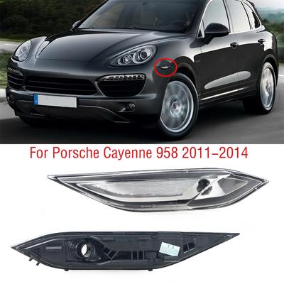 For Porsche Cayenne 958 2011 2012 2013 2014 Front Bumper Side Marker Light Turn Signal Reflector Lamp Cover Shell Without Bulb