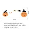 Halloween Scary Makeup Face Stickers Disposable Temporary Tattoo Decals Waterproof Sweatproof Easy Remove for Cosplay Party