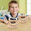 Solar Double Rings STEM Science Kit Kids Wooden 3D Puzzle Set DIY Educational Science Experiment Projects Crafts Building Toy Toddler Boys Girls Gift