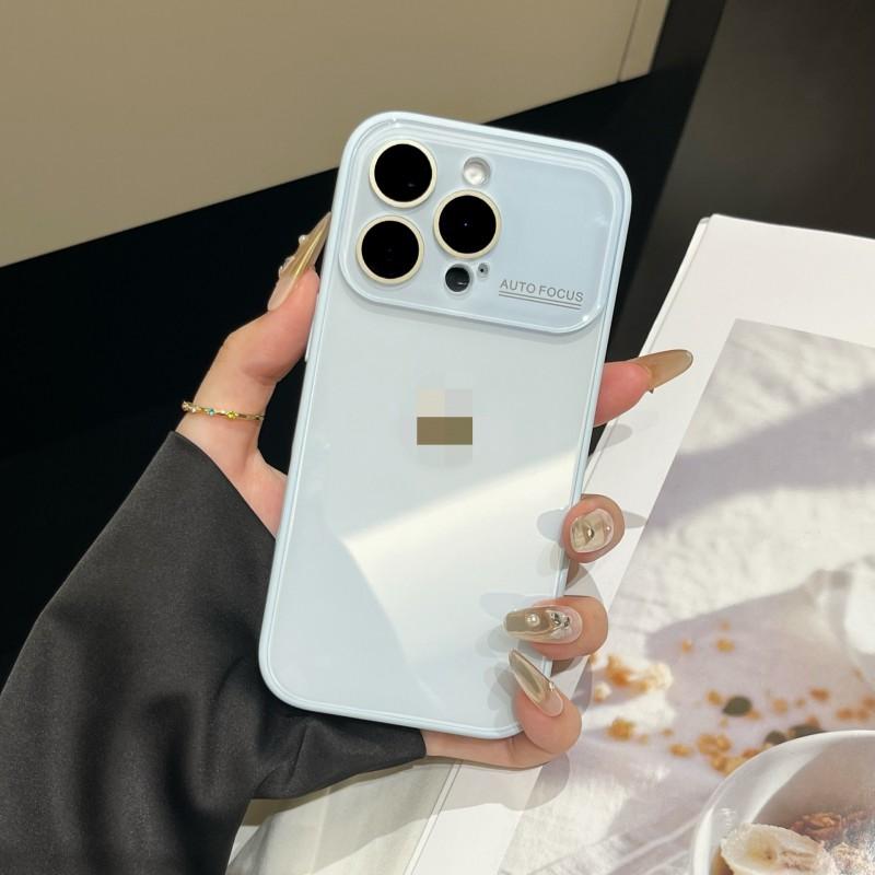 Ice Feel Macaron Camera Window Phone Case IPhone 15 14 16 17 18 Pro Max