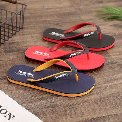 Summer Slippers Men Wear Non-slip and Versatile Trend Soft Bottom Flip-flops Men's New Foot Pinch Outdoor Beach Personality