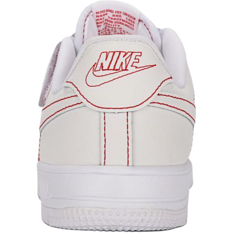 Nike Force 1 Low Easyon Lv8 1 PS Bianco Rosso Universitario Scarpe da Ginnastica per Bambini II7095-100
