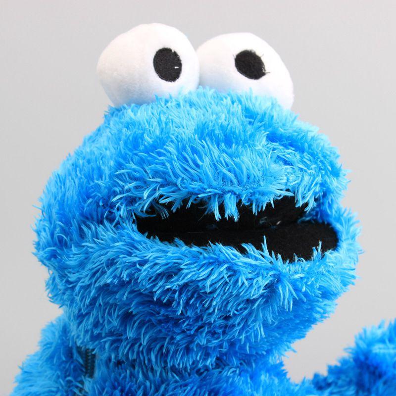 Entzückender Sesamstraßen Plüschrucksack mit Elmo, Krümelmonster und Bibo Design