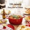 Sanhe 2.6L Durable Iron Pot