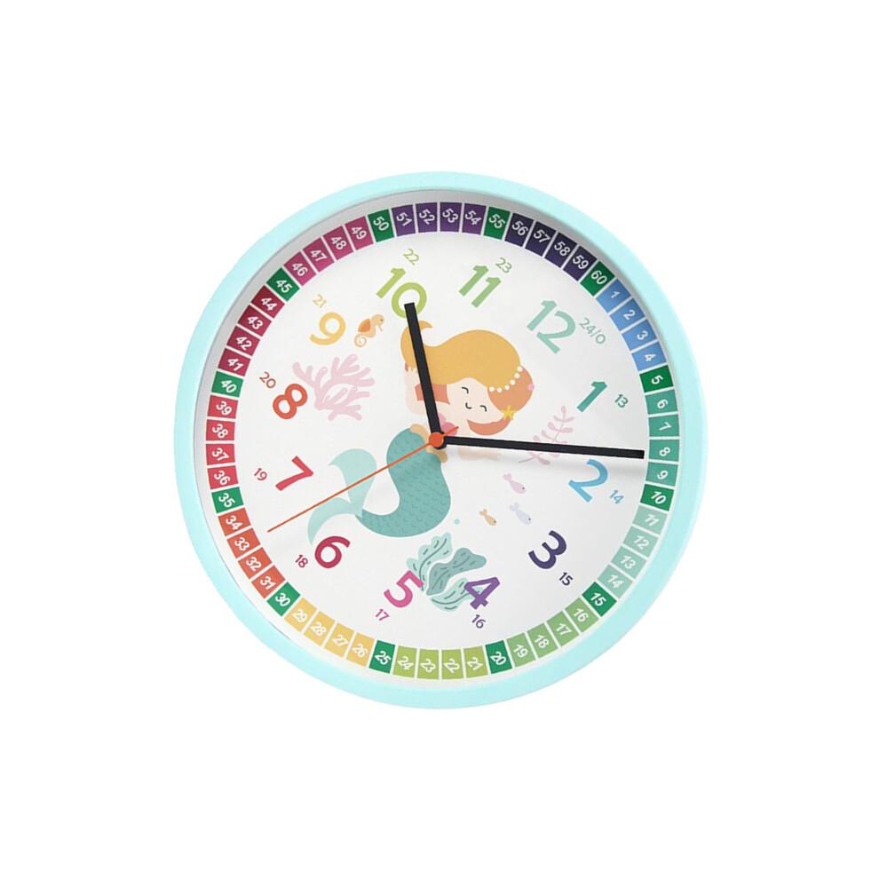 Educational Cartoon Clock For Children Silent Movement Which Is Strong
