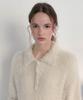 SINOON Sn Hairy Button Pullover (Beige)